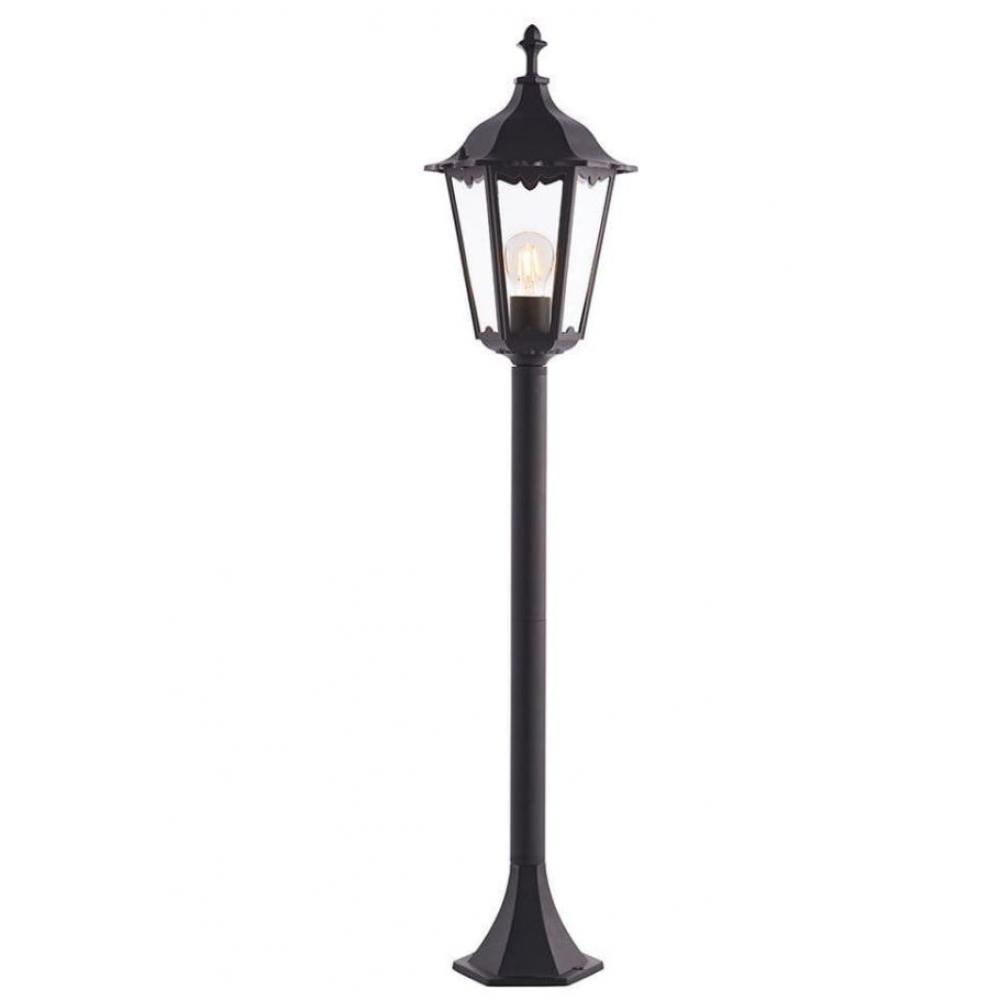 cierna kovova lampa vonkajsia vodotesna zahradna osvetlenie nizka stojaca lampa malych rozmerov klasicky mediteransky.jpg